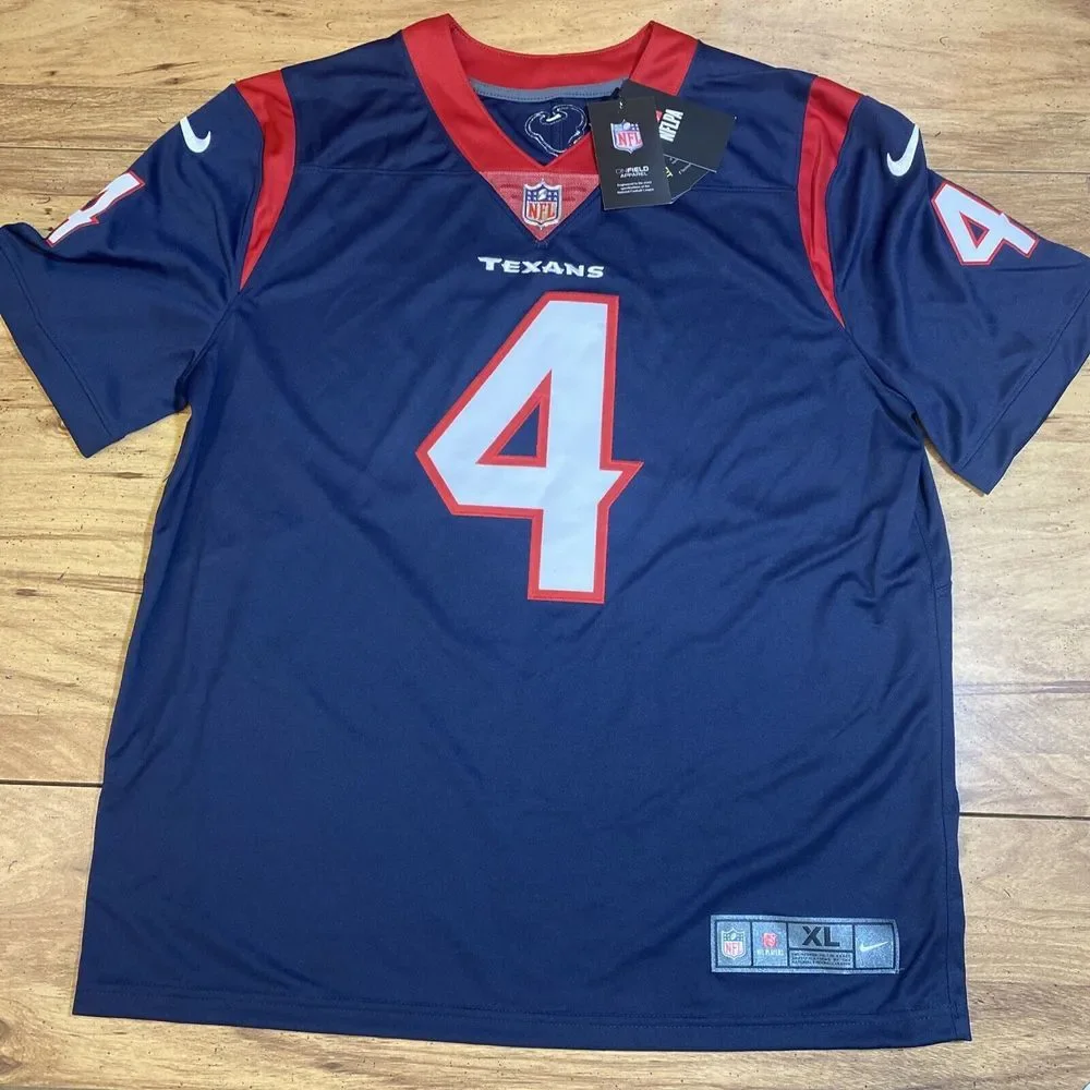 Nike On Field XL Deshaun Watson #4 Houston Texans‎ Jersey NFL Football NWT$150